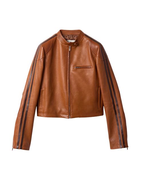 Nappa leather jacket MIU MIU | MPW00819BXF0134